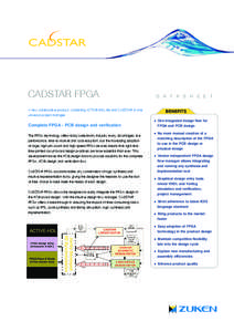 Logic design / Hardware description languages / Field-programmable gate array / CADSTAR / Electronic design / VHDL / Place and route / Verilog / Logic synthesis / Electronic engineering / Digital electronics / Electronic design automation