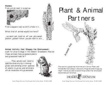 Plant & Animal Partners