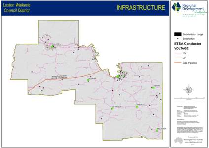 Loxton Waikerie Council District INFRASTRUCTURE  Substation - Large