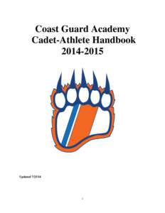 Coast Guard Academy Cadet-Athlete Handbook[removed]Updated[removed]