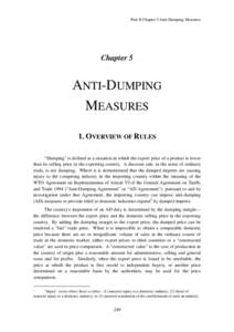 International economics / Dumping / Countervailing duties / Safeguard / World Trade Organization / General Agreement on Tariffs and Trade / Kennedy Round / Uruguay Round / Anti-circumvention / International trade / Business / International relations