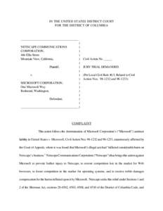 United States v. Microsoft / Microsoft / Document Object Model / Netscape Navigator 9 / Browser wars / Software / Netscape / Netscape Navigator