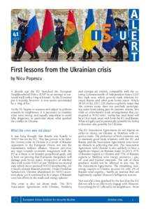 [removed]Alexander Zemlianichenko/AP/SIPA First lessons from the Ukrainian crisis by Nicu Popescu