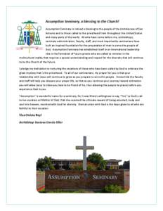 Microsoft Word - Assumption Seminary Statement