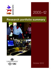 2005–12 Research portfolio summary October 2012  I n v a s i v e