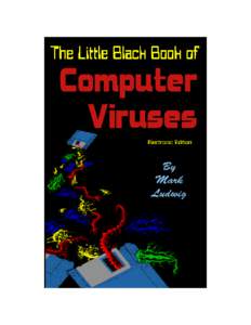 Antivirus software / Virology / Mark Ludwig / Plural form of words ending in -us / Software / Introduction to viruses / Dark Avenger / Computer viruses / System software / Virus