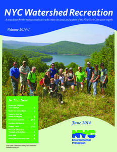 NYC Watershed Recreation A newsletter for the recreational users who enjoy the lands and waters of the New York City water supply Volume[removed]In This Issue