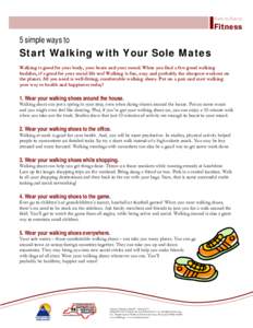 Microsoft Word - StartWalkigWithYourSoleMate.doc