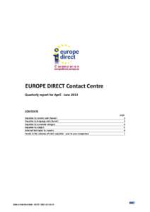 European Network Against Racism / European Centre for Parliamentary Research and Documentation / Europe / Transport / European Union