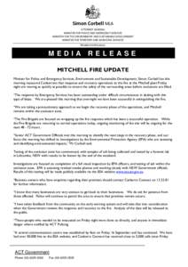 Microsoft Word[removed]MR Mitchell fire update.doc