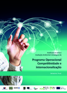 Avaliação ex ante e Avaliação Ambiental Estratégica do Programa Operacional Competitividade e Internacionalização