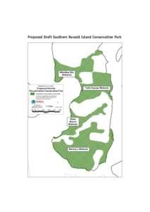 Proposed Draft Southern Russell Island Conservation Park  Whistling Kite Wetlands  Redland City Council
