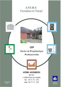 A.P.E.M.H. Formation et Travail CPP Centre de Propédeutique Professionnelle