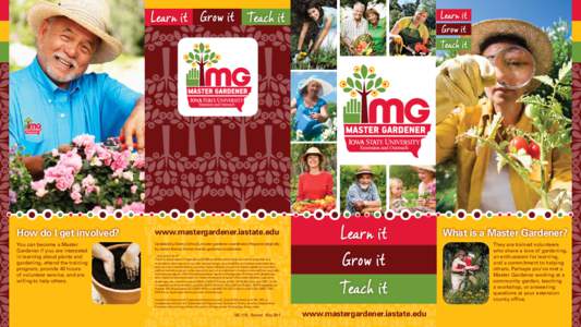 How do I get involved?  www.mastergardener.iastate.edu What is a Master Gardener?