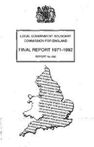 Local Government Boundary Commission for England / Local government in England / Local Government Boundary Commission / Boundary Commissions / Irish Boundary Commission / Boundary Committee for England / Local Government Commission / Government of the United Kingdom / Government / Politics of the United Kingdom