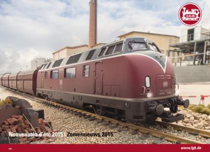Nouveautés d’été 2015 | Zomernieuws 2015 F/NL www.lgb.de  Deutsche Bundesbahn | Deutsche Bundesbahn