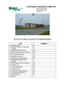 ACCESSIBILITY ADVISORY COMMITTEE 66 Grand River St. North Paris, Ontario N3L 2M2[removed]fax[removed]www.brant.ca