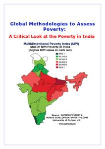 Global Methodologies to Assess Poverty: A Critical Look at the Poverty in India A Critical Look at the Poverty in India