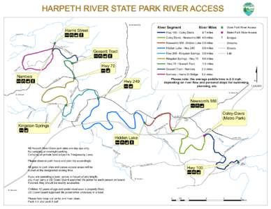 HARPETH RIVER STATE PARK RIVER ACCESS To Ashland City Harris Street )5 )l