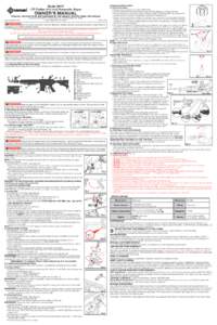 Model M417 .177 Caliber (4.5 mm) Pneumatic Airgun OWNER’S MANUAL  READ ALL INSTRUCTIONS AND WARNINGS IN THIS MANUAL BEFORE USING THIS AIRGUN