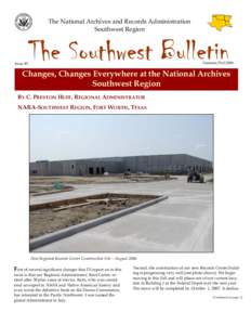 The National Archives and Records Administration   Southwest Region Issue #3