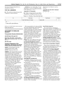 Federal Register / Vol. 68, No[removed]Wednesday, May 21, [removed]Rules and Regulations Authority: 42 U.S.C. 9601–9657; 33 U.S.C[removed]c)(2); E.O[removed], 56 FR 54757, 3 CFR, 1991 Comp.; p. 351; E.O[removed], 52 FR 2923, 3 C