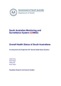 Health policy / Nursing / Chronic / Australia / Health / Health promotion / Medicine