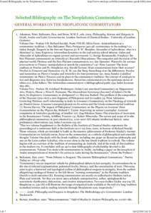 Neoplatonists / Ancient Greek mathematicians / Natural philosophy / Aristotelianism / Commentaries on Aristotle / Syrianus / The Theology of Aristotle / John Philoponus / Alexander of Aphrodisias / Philosophy / Ancient philosophy / Humanities