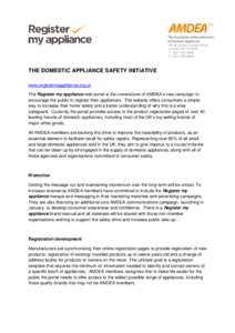 Safety / Consumer protection