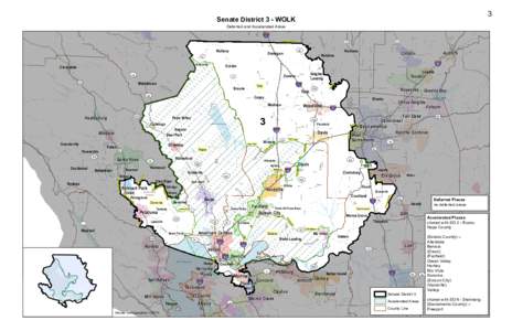 3  Senate District 3 - WOLK Deferred and Accelerated Areas  ¨