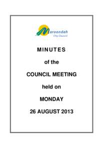 Microsoft WordAugust 26 - Ordinary Council Meeting Minutes.DOC