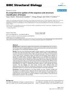 BMC Structural Biology  BioMed Central Open Access