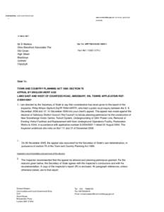 Stonehenge / Planning permission / Town and Country Planning Act / Planning Policy Statements / Development control in the United Kingdom / Stonehenge road tunnel / United Kingdom / Town and country planning in the United Kingdom / Wiltshire