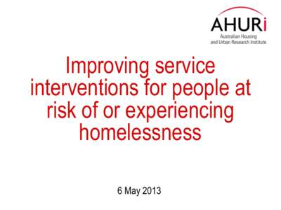 AHURI Housing Research Seminar