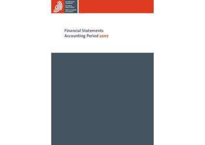 Financial Statements - Accounting Period 2007