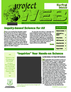 Project WEB Spring 2010.indd