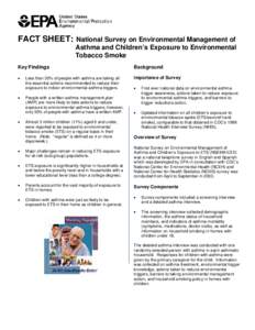 Microsoft Word - survey fact sheet on asthma and ets.doc