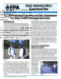 U.S. EPA Releases Exposure and Risk Assessment - Clear Creek Management Area