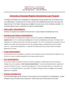 Microsoft Word - Regents Scholarship Information