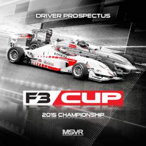 DRIVER PROSPECTUSCHAMPIONSHIP CHAMPIONSHIP 2015