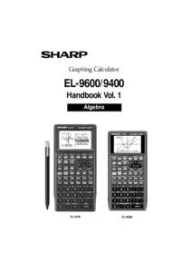 Graphing Calculator  ELHandbook Vol. 1 Algebra