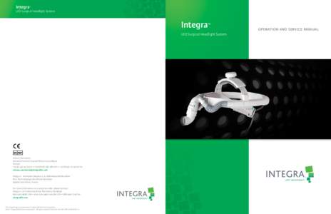 Integra  ™ LED Surgical Headlight System