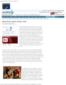Music Review: Sultans of String - Move - seattlepi.com