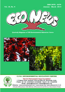 Eco News, Vol. 19, NoJanuary - March 2014