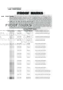 2478 PROOF MARKS  PROOF MARKS PROOF MARKS