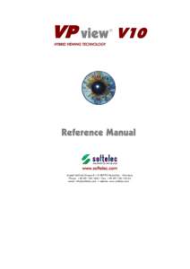 VP view V10 ® HYBRID VIEWING TECHNOLOGY  Reference Manual