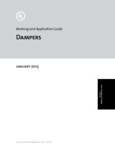 Dampers Marking and Application Guide