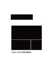 ANNUAL REPORT FOR[removed]  contents ITEM  PAGE