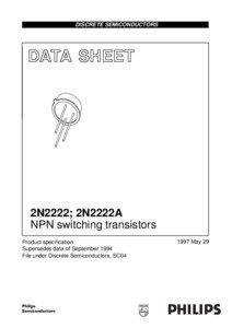 DISCRETE SEMICONDUCTORS  DATA SHEET