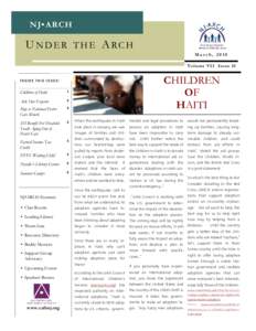 NJ ARCH Newsletter March 2010 FINAL